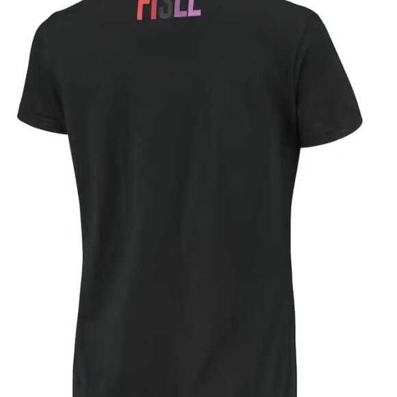 NWT NBA FISLL WOMEN'S COTTON BLACK SHIRT US SMALL - Picture 3 of 14